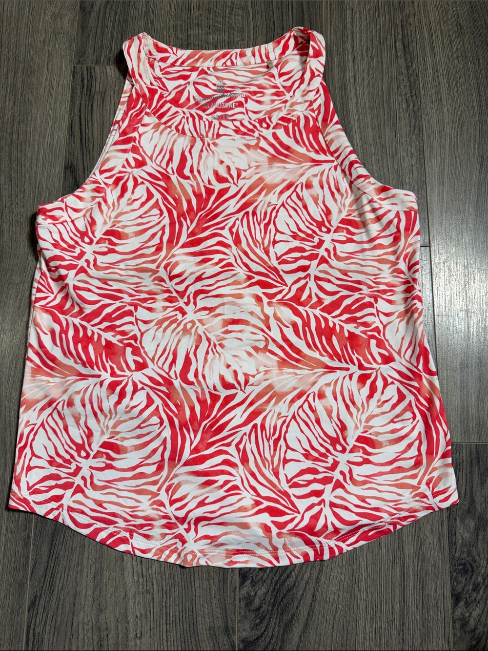 Tommy Bahama Women’s Coral Pink Printed Tank Top